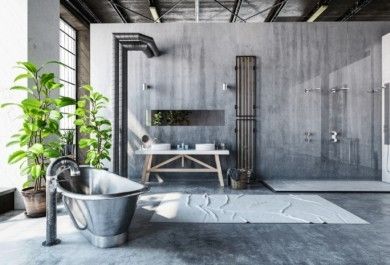 Coole Ideen für Beton im Bad – strenge und gehobene Ästhetik in einem