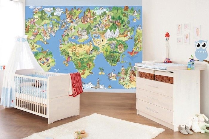 Fototapete Weltkarten Kinderzimmer