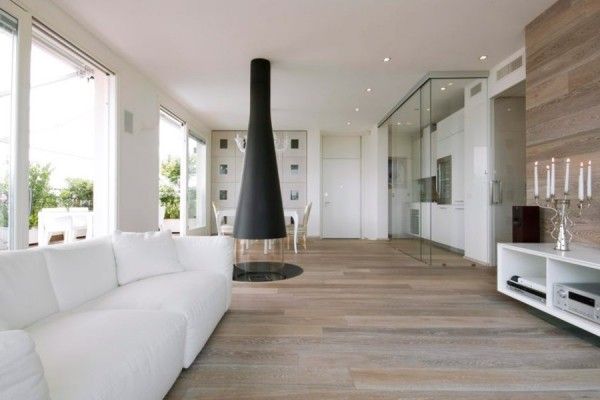 Moderne Wohnzimmer Boden Laminat