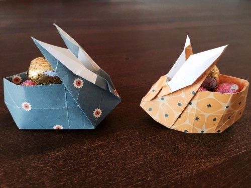 Oster Origami Hasen Osterkor
