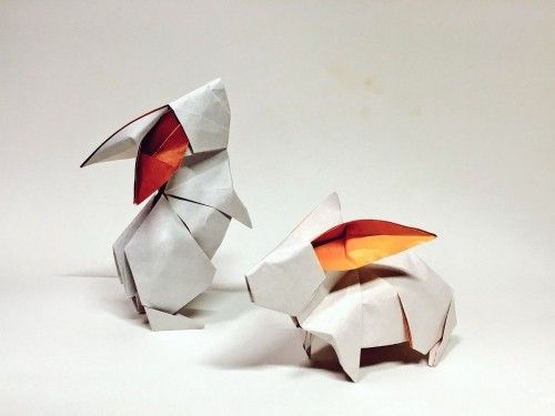 origami hase ostern basteln idee
