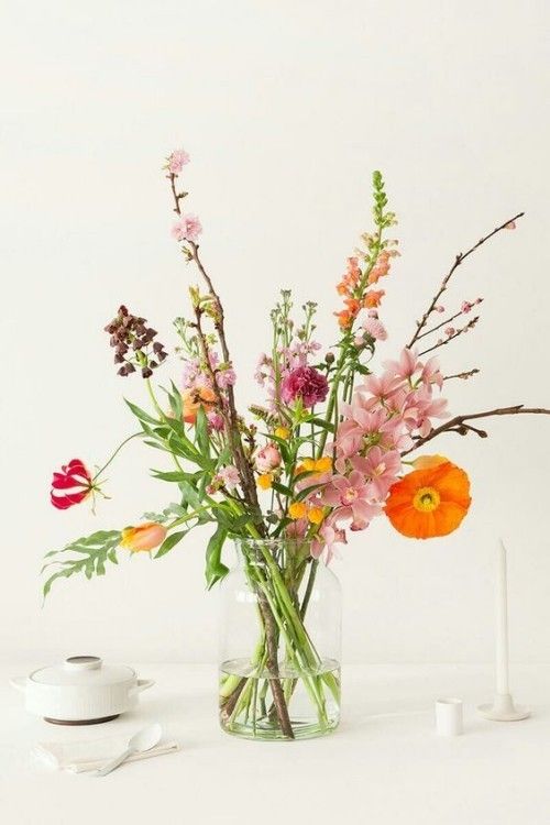 Farbenvielfalt Frühlingsblumen im Haus toller Blickfang gute Laune schaffen