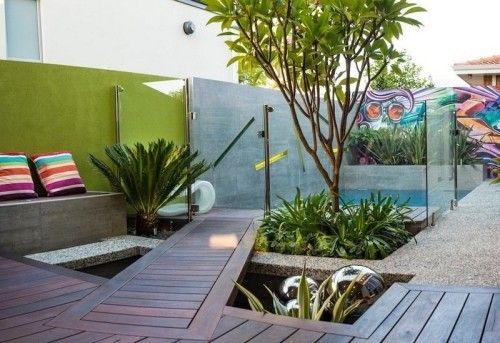 kleiner garten ideen modern terrasse ideen pool garden