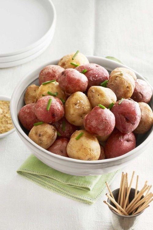 Jungkartoffeln mit Salz überbacken
