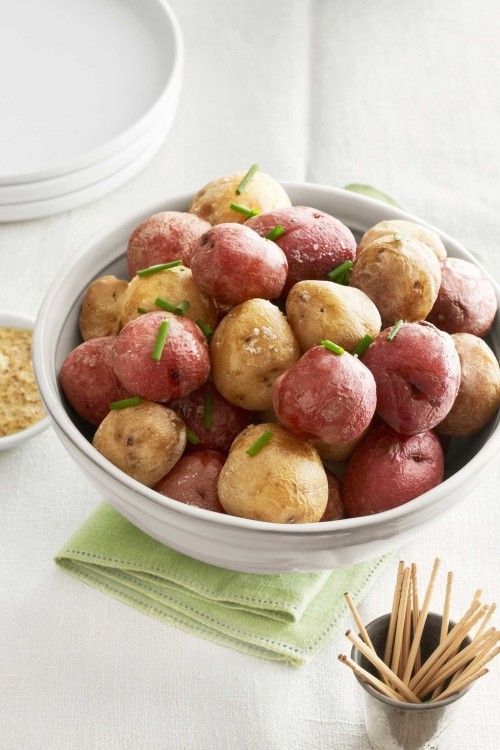 Leichte Kartoffel Rezepte Jungkartoffeln mit Salz überbacken