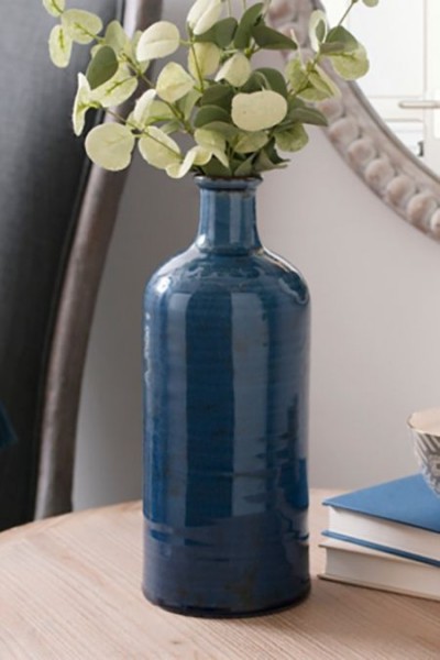 Vase in Denim richtiges Highlight im Ambiente
