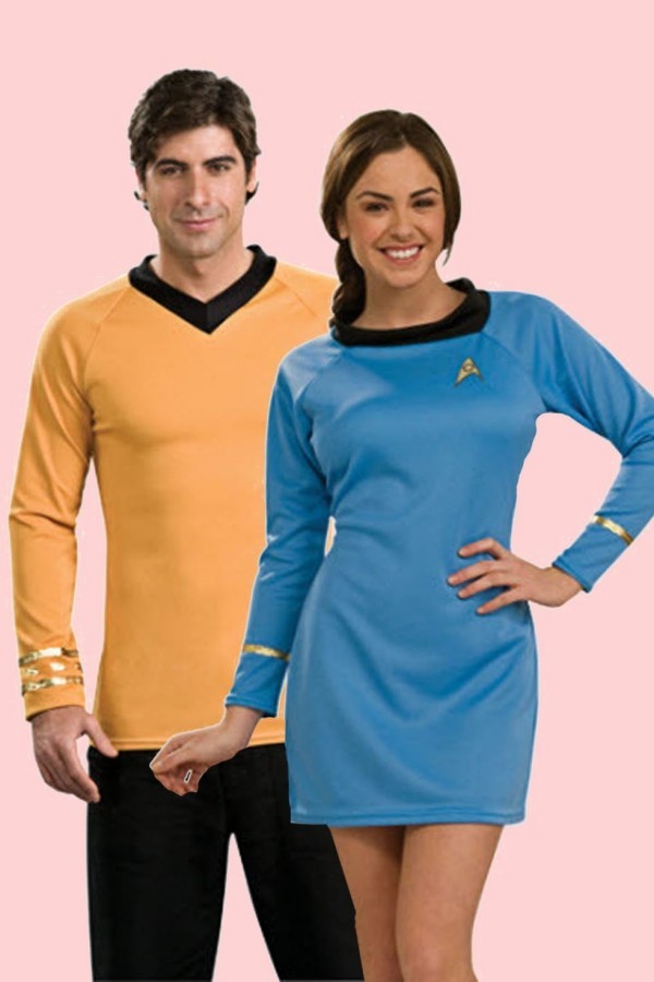 Halloween Kostüme im Partnerlook Charaktere aus dem Film Star Trek