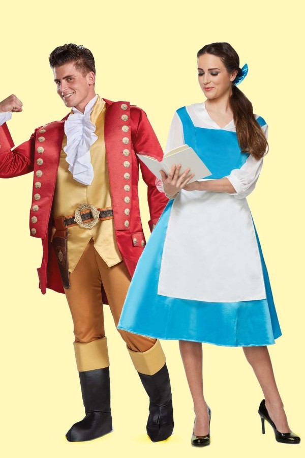 Halloween Kostüme im Partnerlook Gaston und Belle