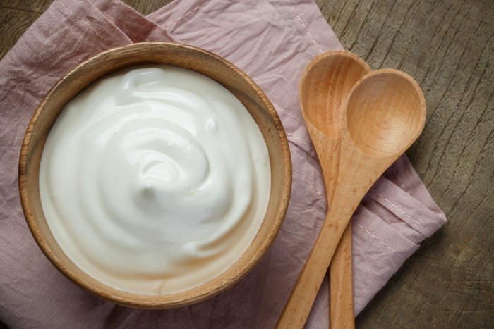 Gesunde Lebensmittel für langes Leben Joghurt täglich essen
