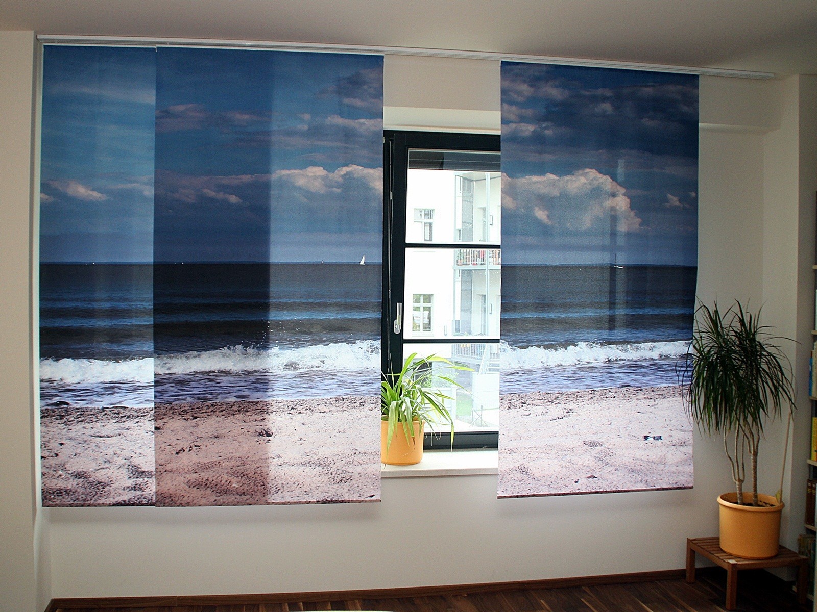 Printed curtains Photo sliding curtains Photo slats the best protection against privacy and glare