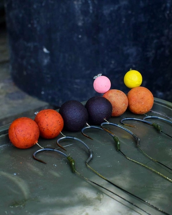 carp fishing with boilies 