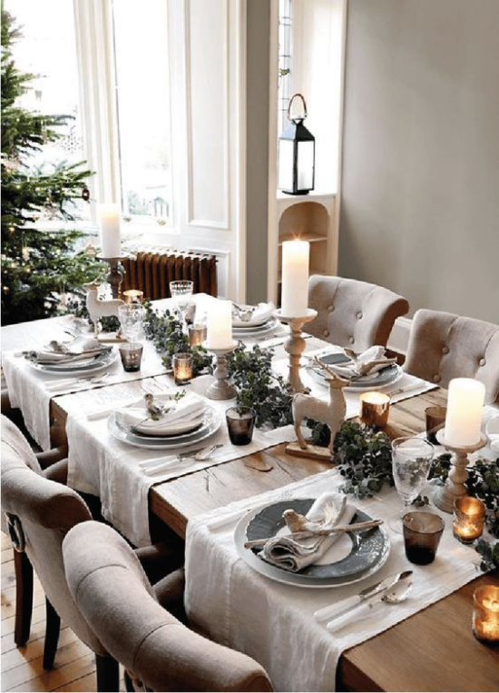 Festive table decoration ideas for Christmas