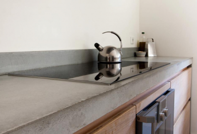 Küchenarbeitsplatten aus Beton stehen wieder hoch im Trend