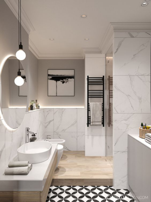 Marmor bringt hohe Ästhetik ins luxuriöse Badezimmer - Trendomat.com