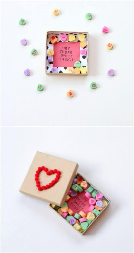 Valentinsgeschenke für Sie und Ihn Schachteln mit kleinen süßen Herzen Liebe kleine Gesten