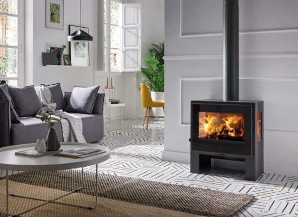Moderne Kaminöfen Ecodesigns toller Blickfang im Wohnzimmer beliebter Mittelpunkt im ganzen Zuhause