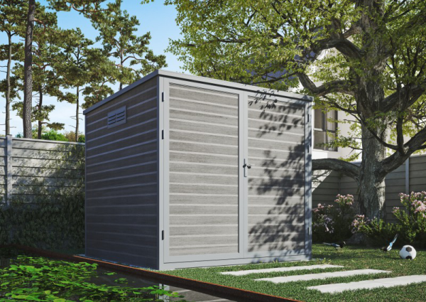 Modernes HPL Trespa Gartenhaus aus hochwertigen Materialien hergestellt enorm langlebig und zuverlassig