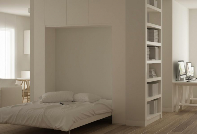 Wie bereitet man ein Zimmer für ein Wandklappbett vor?