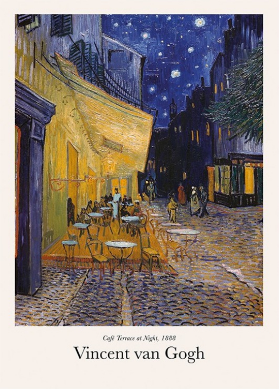 ein Bild von Vincent van Gogh als Plakat 
