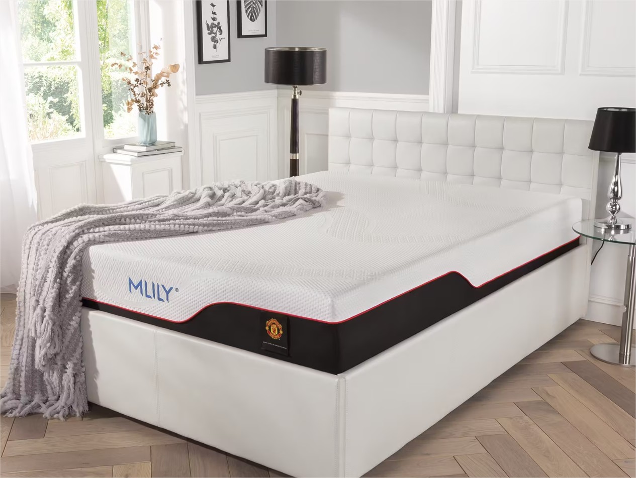 Modernes Schlafbett mit hochwertiger Matratze