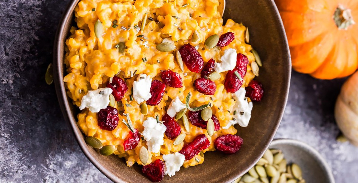 Kürbispasta wird leicht gemacht und schmeckt gut