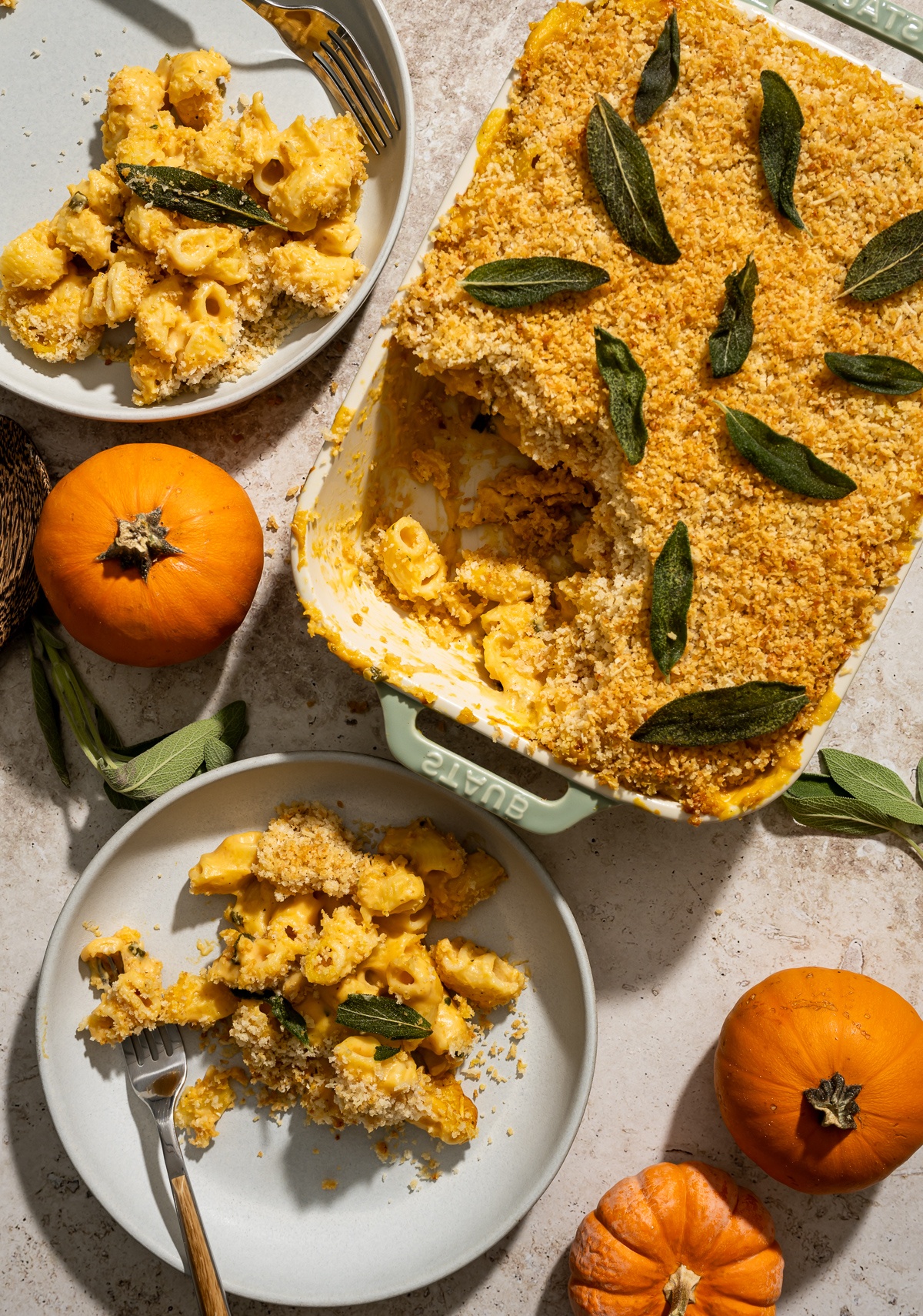 gesundes Essen mit Kürbissen zubereiten im Backofen 