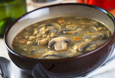 Pilzsuppe leicht und schnell zubereiten 