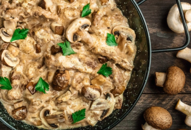 Pilzgericht im Eintopf - lecker und vegetarisch 