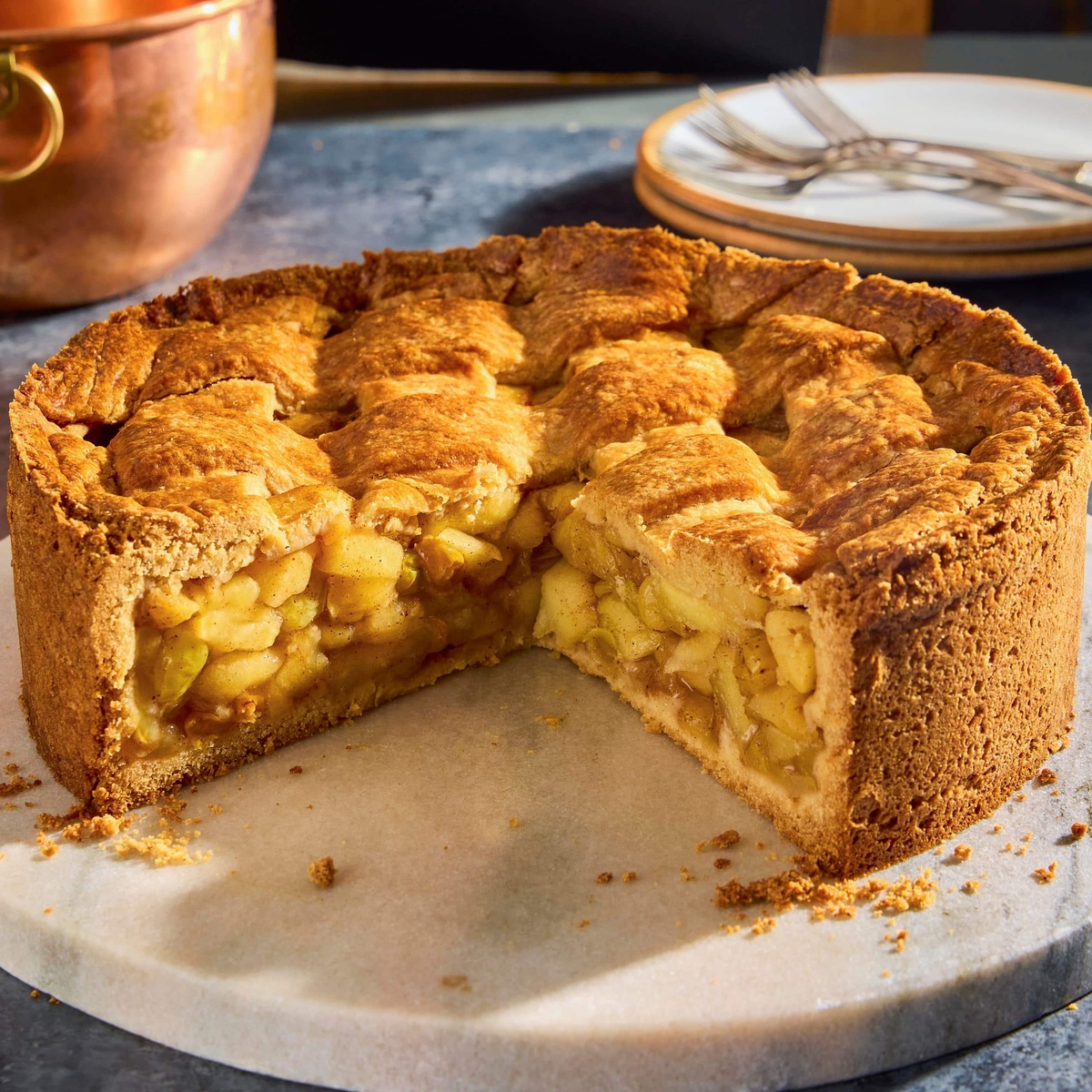 Apfelkuchen backen - klassisches Rezept 