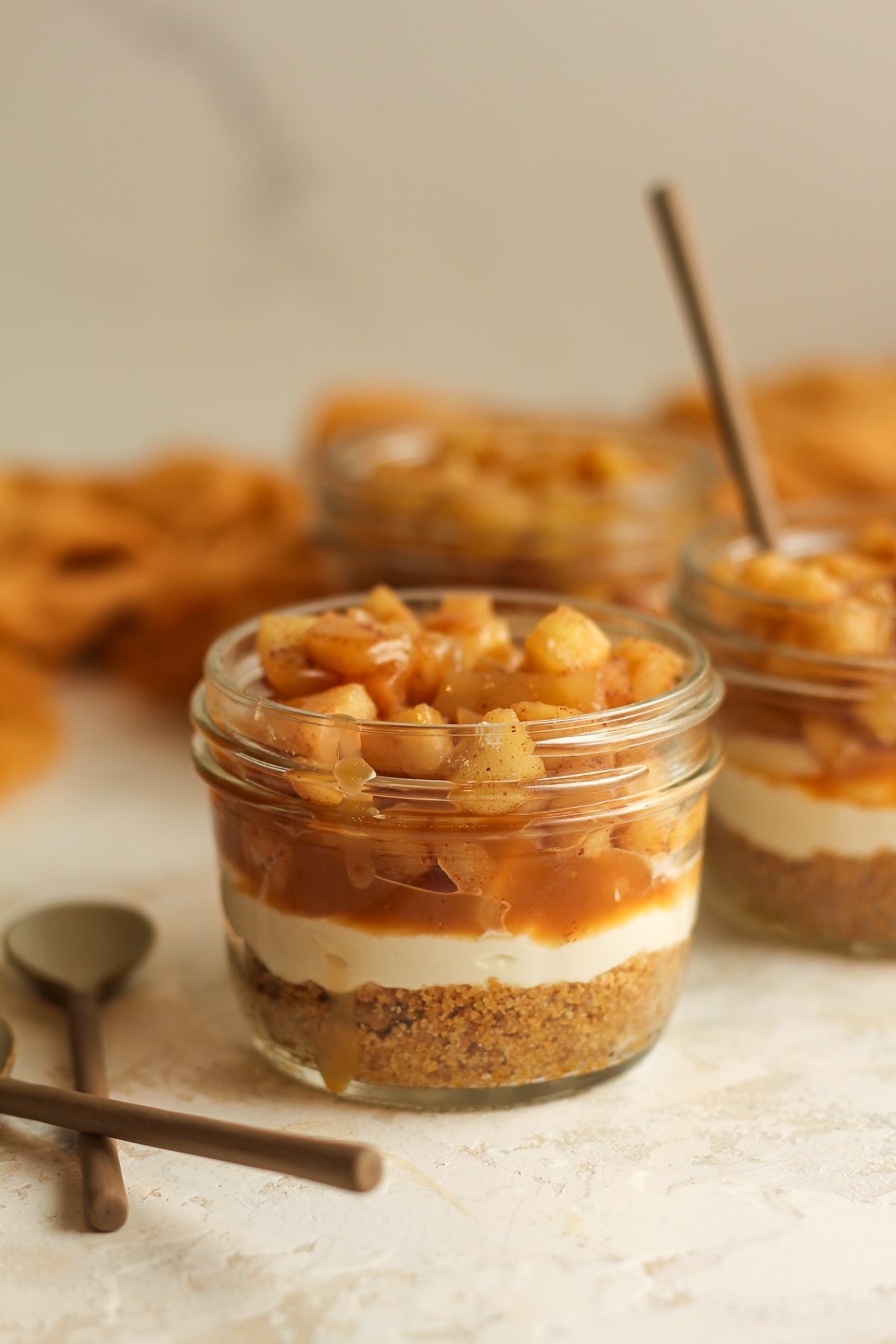 Apfelkuchen im Glas 