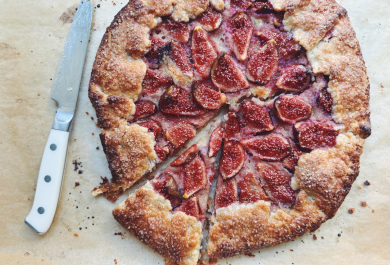 Feigen Tarte mit Blätterteig 