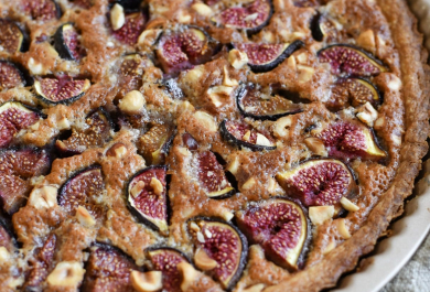 klassischer Feigenkuchen als Nachspeise