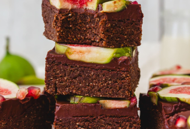 Brownies mit Feigen - leckeres Dessert