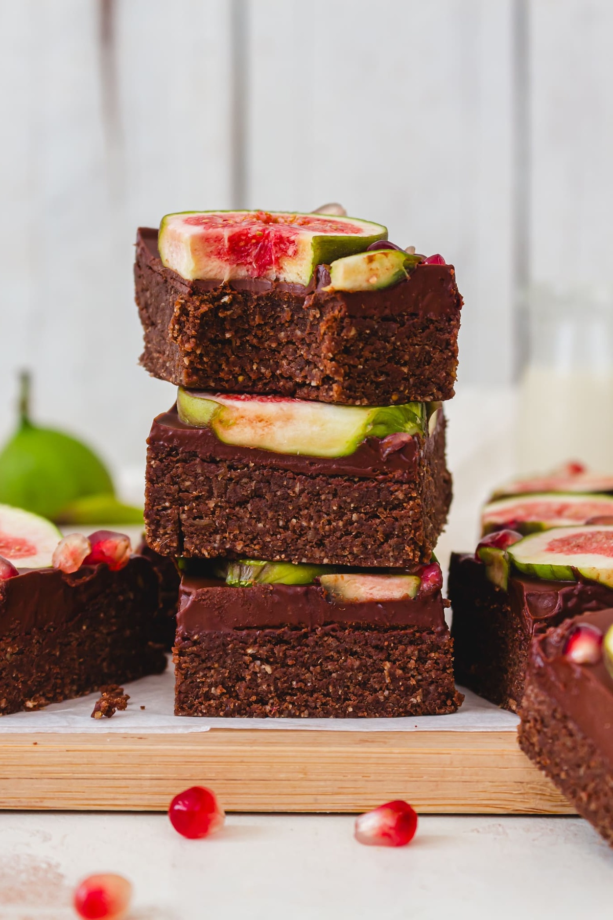 Brownies mit Feigen - leckeres Dessert