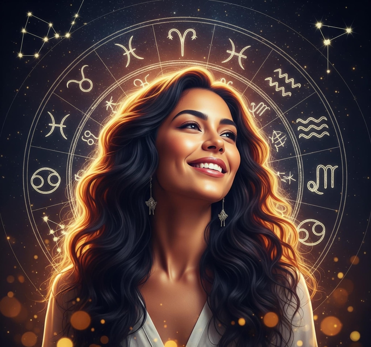 Krebst Frau sieht optimistisch in die Zukunft 