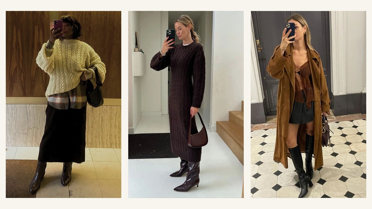 drei junge Damen tragen modische Outfits