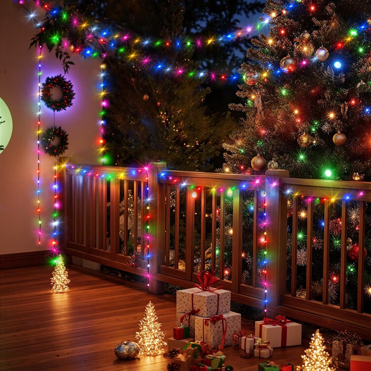 den Balkon weihnachtlich schmücken - Ideen für Weihnachtsdeko drinnen und draußen