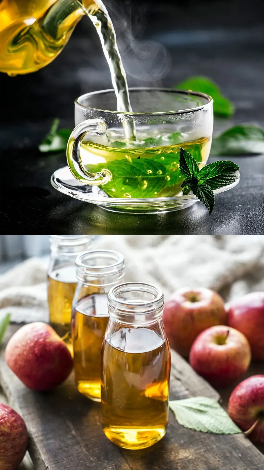 Tee trinken anstatt mit Apfelessig abnehmen wollen 