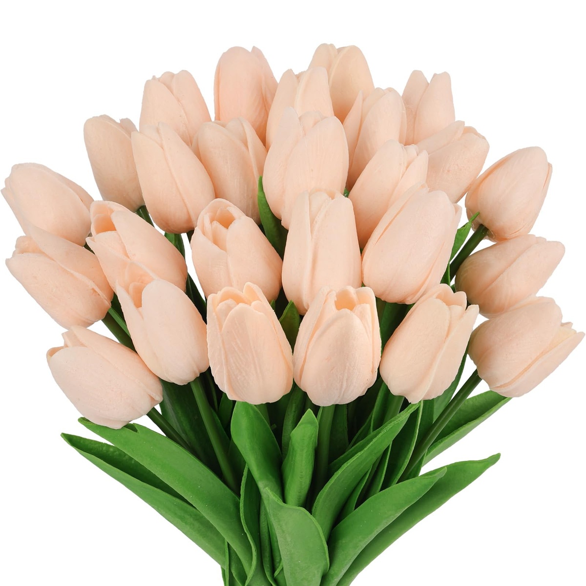 großer Strauß aus Tulpen in zartem Rosa